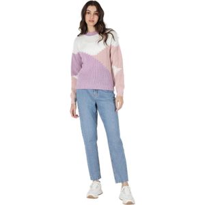 Colin's Trui  sering / oudroze / wit