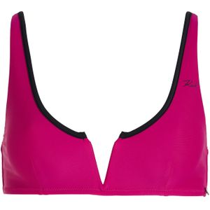 Karl Lagerfeld Bikinitop  bessen / zwart
