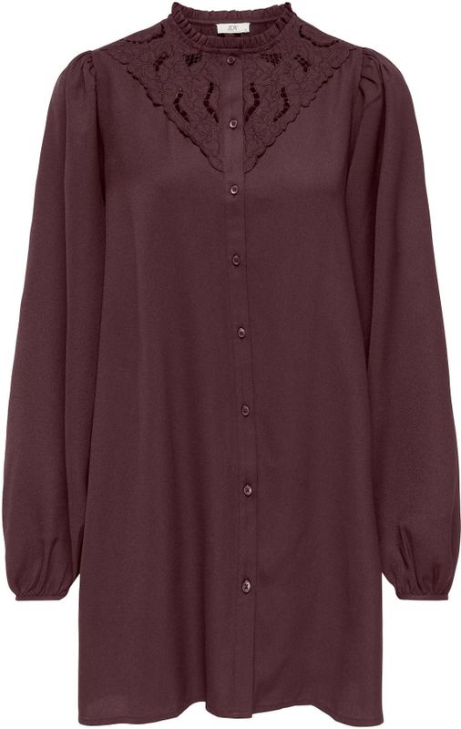 JDY - Korte Jurk - Zwart - Loose Fit - Lange Mouwen