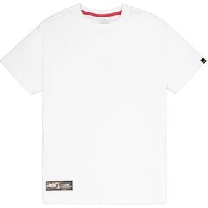 Alpha Industries Camo Label Back Print T-shirt Met Korte Mouwen