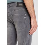 BOSS - Maine - Jeans - Grijs - Regular-fit van Stretchdenim