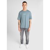BOSS - Maine - Jeans - Grijs - Regular-fit van Stretchdenim