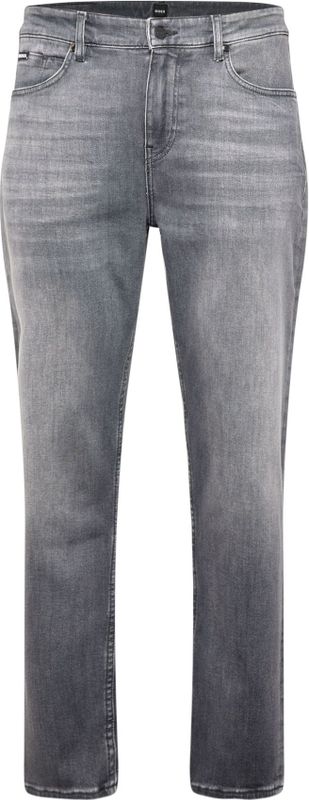 BOSS - Maine - Jeans - Grijs - Regular-fit van Stretchdenim