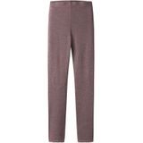 Merino Wol Legging - Zacht - Slim Fit - Mid-Waist - Needle Drop Design