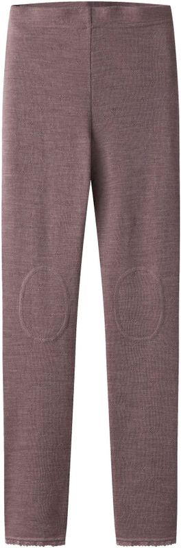 Merino Wol Legging - Zacht - Slim Fit - Mid-Waist - Needle Drop Design