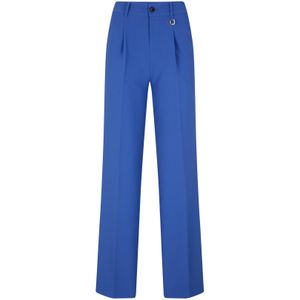 JOOP! Bandplooibroek 'Peggy'  royal blue/koningsblauw