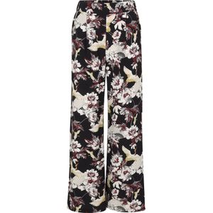 Guido Maria Kretschmer Women Bandplooibroek 'Orelia'  champagne / donkerrood / zwart / wit