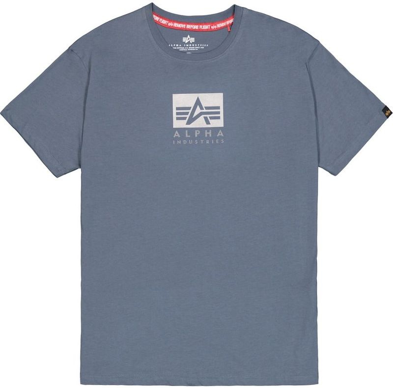 Alpha Industries - Satin Logo - T-shirt - Zwart - 100% Katoen