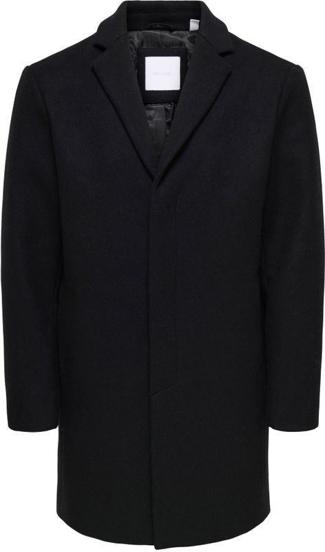 Only & Sons - ARON - Tussenjas - Zwart - Klassieke Mantel