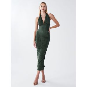 BWLDR Jurk 'Lizette'  donkergroen