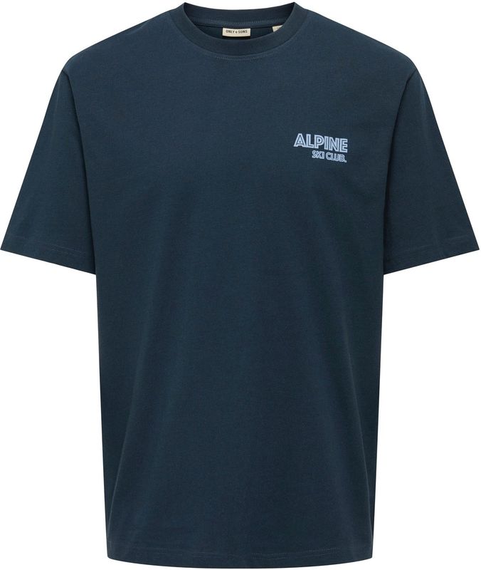 Onsmilo - T-shirt - O-Hals - Korte Mouwen - Relaxed Fit