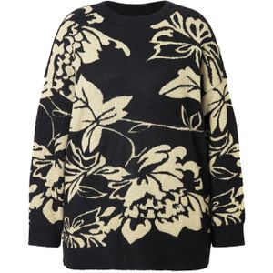 Studio Untold Trui  champagne / zwart