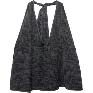 Pull&Bear Top  donkergrijs