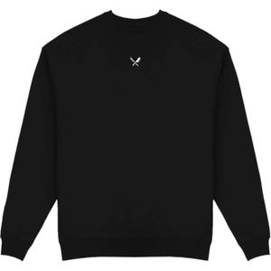 Distorted People Sweatshirt 'Classic'  zwart / wit