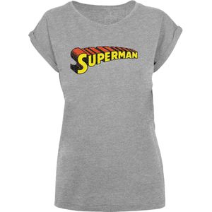 Shirt 'DC Comics Superhelden Superman Telescopic Crackle Logo'