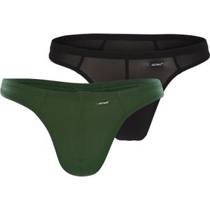 Olaf Benz Slip 'RED0965'  donkergroen / zwart