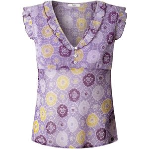 Pepe Jeans Blouse 'Letty'  mosterd / violetblauw / lichtlila / donkerlila