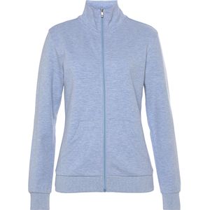 Bench - Loungewear Sweatvest - Lichtblauw mêlee - Glanzend Logostiksel