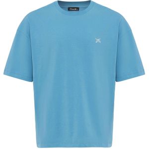 Cool Hill Shirt  indigo / wit