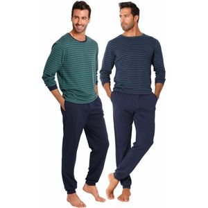 LE JOGGER - Pyjama lang - Marine - 2-delig