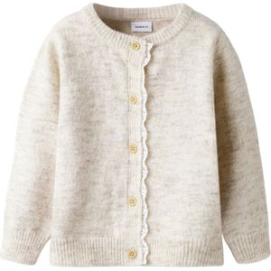 Gebreide Cardigan - Lange Mouwen - O-hals - Regular Fit