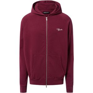 Sweatjack met logostitching, model 'Terry'