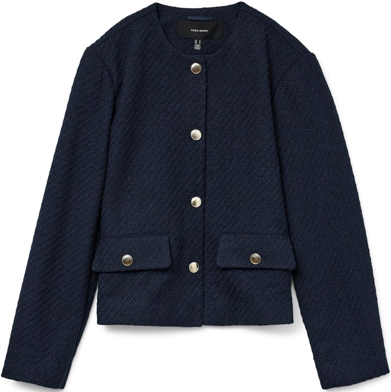 Vmdiana - Jas - Omkeerbaar - Lange Mouwen - Kort - Polyester Voering