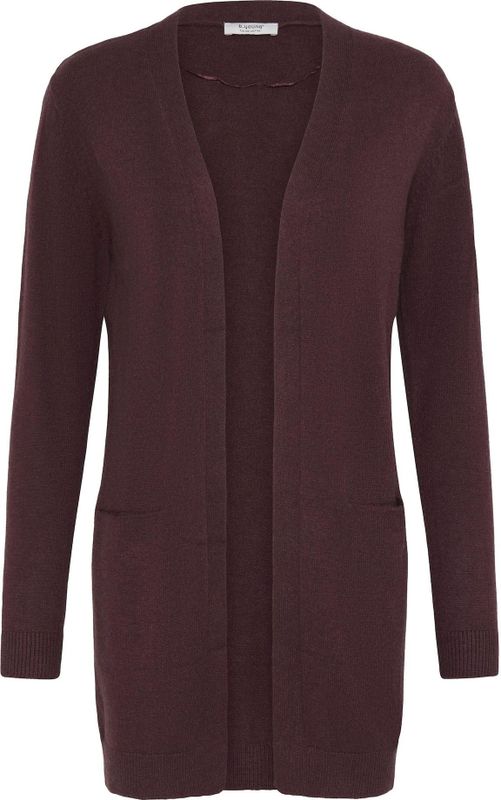 b.young - Nonina - Gebreid Vest - Wijnrood - Lange Mouwen