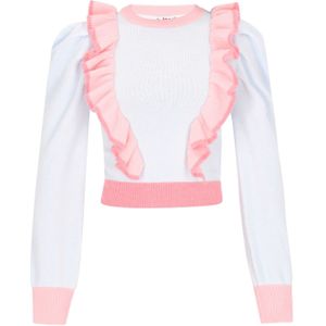 MYMO Trui 'Pop'  pastelblauw / rosa / oudroze