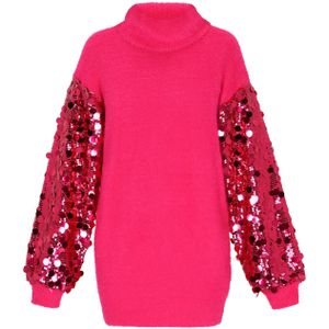 IZIA Gebreide jurk  pink