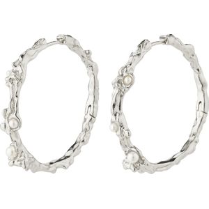 Pilgrim - Raelynn - Oorringen - Zilver - Parelwit - 2-delig