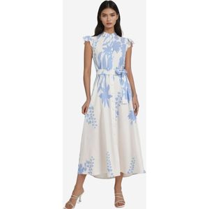 Hiccup Blousejurk  lichtblauw / wit