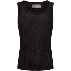 MOS MOSH Gebreide top  zwart