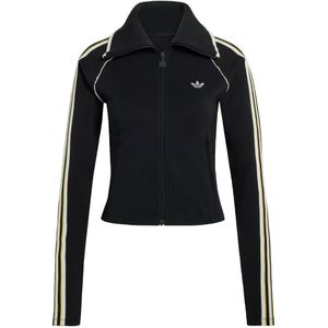ADIDAS ORIGINALS Sweatvest 'Firebird'  geel / zwart / wit