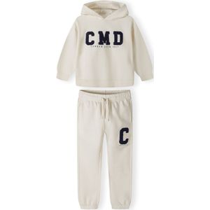 MINOTI Joggingpak  zwart / wolwit