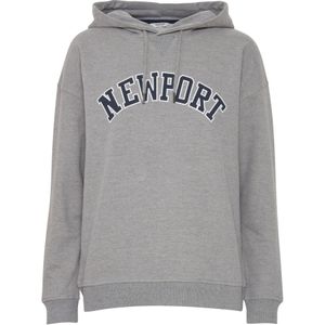 Oxmo Sweatshirt 'Colisa'  grijs gemêleerd / zwart / wit