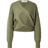 Gebreide pullover in wikkellook, model 'Zine Rachelle'