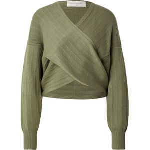 Gebreide pullover in wikkellook, model 'Zine Rachelle'