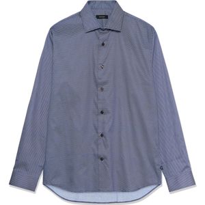 Matinique Overhemd 'MAtrostol'  nachtblauw / opaal