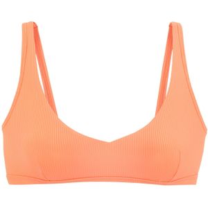 Look - Bralette Bikini - Zalm - Verwijderbare Softcups - Met Sluiting Achter