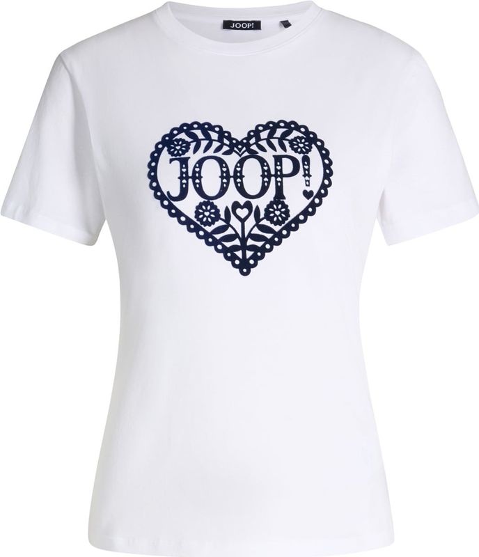 JOOP! Shirt 'Tita'  navy / wit