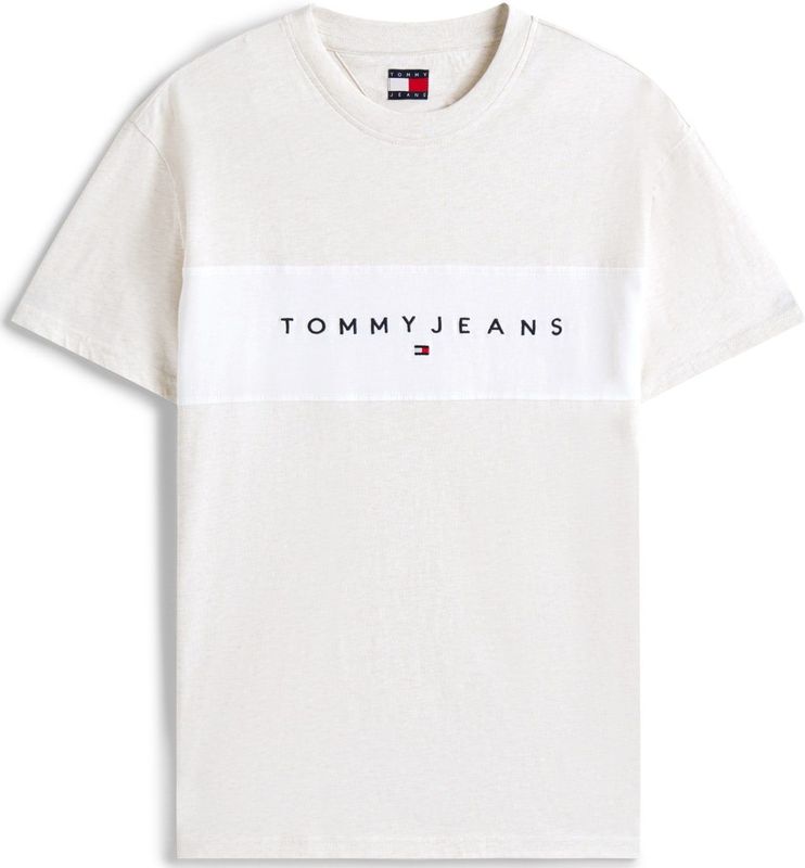 Tommy Jeans Shirt  lichtbeige / marine / rood