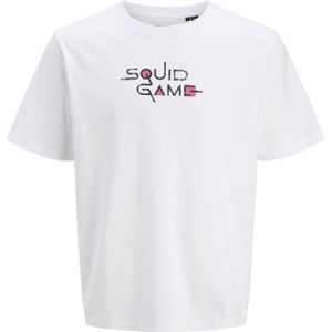 JACK & JONES Shirt 'JJSquidgame'  pink / zwart / wit