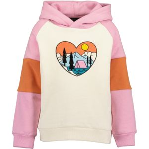 BLUE SEVEN Sweatshirt  hemelsblauw / mandarijn / pitaja roze / offwhite