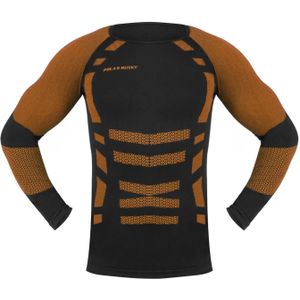 Polar Husky Basislaag 'Super Active Ride'  donkeroranje / zwart