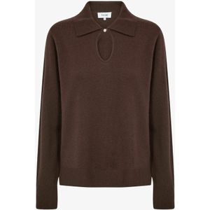 Levete Room Trui ' ELOISE  '  donkerbruin