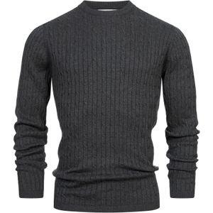 Kronstadt Trui 'Cable'  donkergrijs