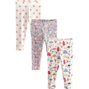 Next Leggings  navy / donkeroranje / knalrood / wit