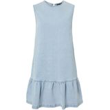Pcmonica - Denim Midi-jurk - Spijkerjurk - Mouwloos - Regular-fit
