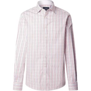 Hackett London Overhemd  blauw / oranje / rood / wit